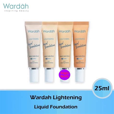 New Wardah Lightening Liquid Foundation Series Ml Alas Bedak Iklim