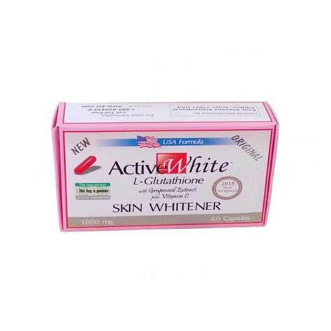 Active White L Glutathione Skin Whitener Mg Skin Whitening