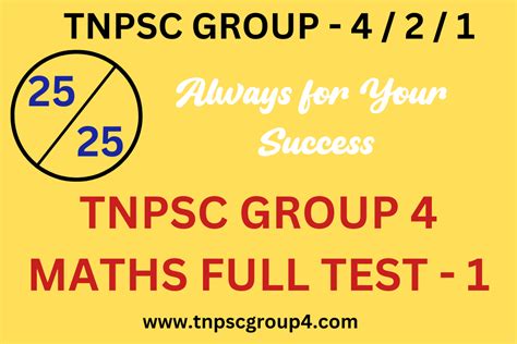 Tnpsc Group 4 Maths Full Test 1