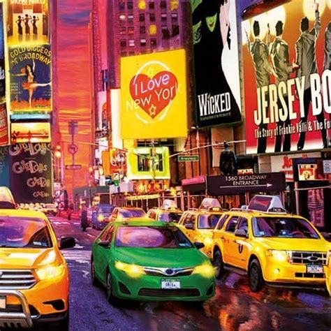 Times Square New York Educa Neon Puzzle Kirak Db