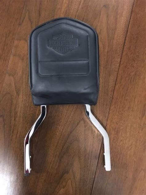 Standard Medallion Style Tall Chrome Harley Davidson Dyna Sissy Bar