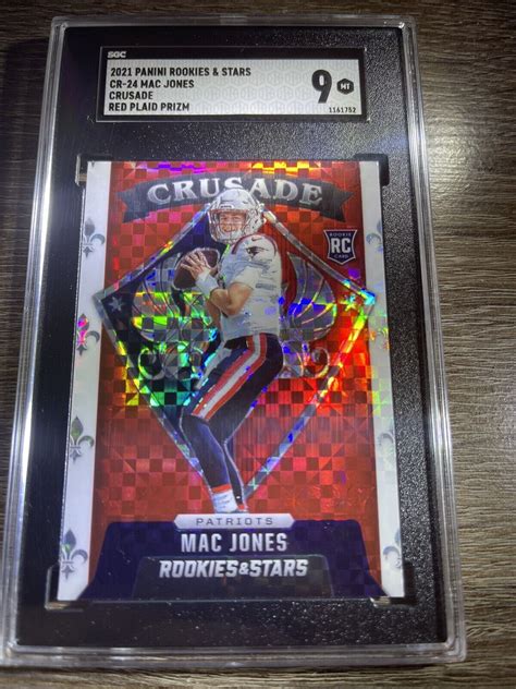 Panini Rookies Stars Crusade Red Prizm Cr Mac Jones