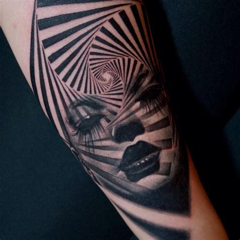 Optical Illusion Tattoo Designs Ideas Design Trends Premium