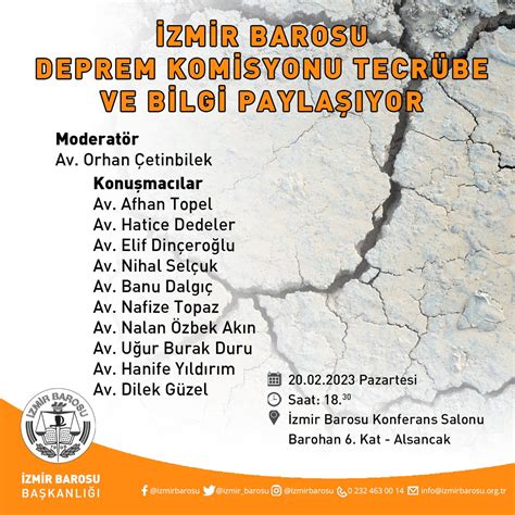 İzmir Barosu SavunmaSusturulamaz on Twitter İzmir Barosu Deprem