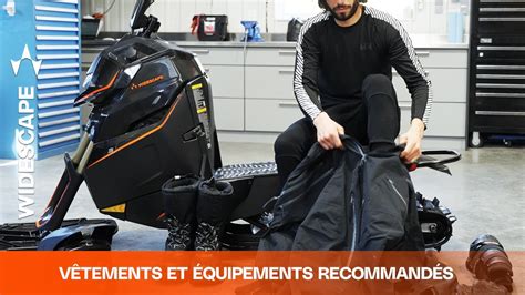 Vêtements et équipements recommandés YouTube