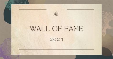 Friends Of DHA 2024 Wall Of Fame