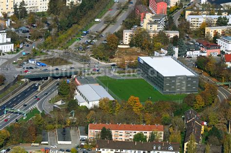 Luftaufnahme Regensburg Parkdeck Auf Dem Geb Ude Des Parkhauses