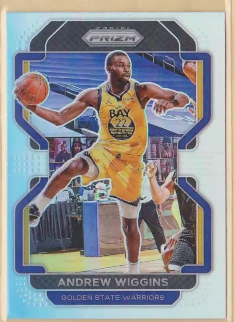 2021 22 PANINI PRIZM ANDREW WIGGINS 155 Argent Prizm Golden State