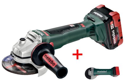 Аккумуляторная болгарка Metabo WB 18 LTX BL 125 Quick LiHD 2x8.0 Ач ...