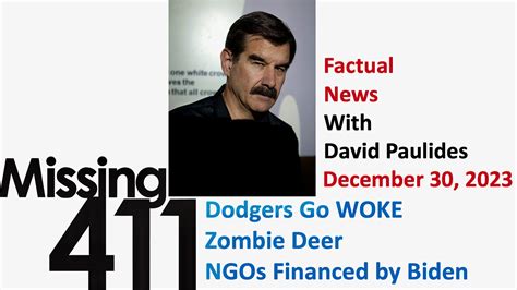 David Paulides Presents Missing The Factual News December