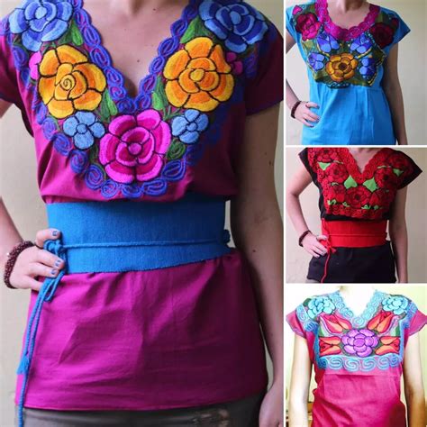 Ideas De Blusas Mexicanas Blusa Mexicana Ropa Bordada Vestidos