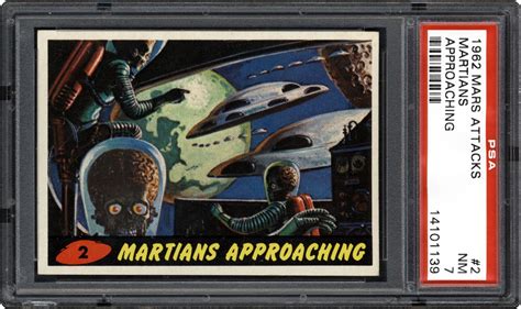 1962 Mars Attacks Martians Approaching | PSA CardFacts®