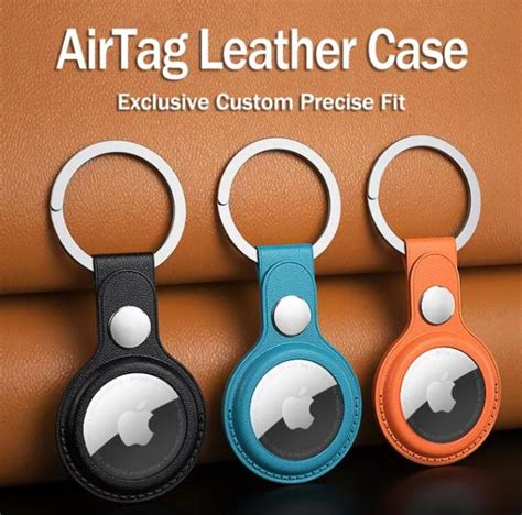 Leather Case For Apple Airtag Apple Locator Tracker Air Tag With