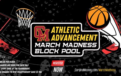 2024 March Madness Block Pool set - Cardinal Mooney