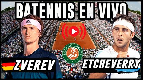 Tommy Etcheverry Vs Alexander Zverev Roland Garros 2023 EN VIVO