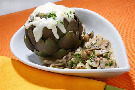 Recette Fonds D Artichauts Farcis Aux C Pes Marie Claire