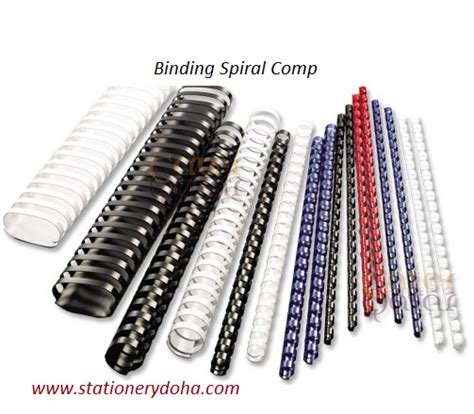 Binding Spiral Comp PVC – Cater Qatar