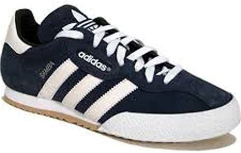 Adidas Samba Super Suede Leather Indoor Soccer Shoe Navy Suede White