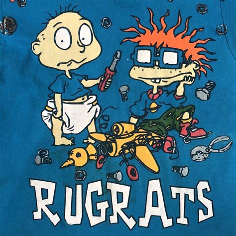 📺 Vintage 1998 Nickelodeon Rugrats Tommy Chuckie... - Depop