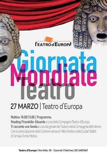 Giornata Mondiale Del Teatro Plus Magazine