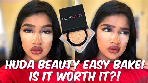 New Huda Beauty Easy Bake Honest Review 8 Hour Wear Test Is It Worth It Youtube