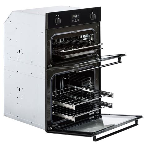 Stoves BI900GBLK 4843 Built In Double Gas Oven - BLACK - Appliance City