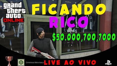 Gta Online Ficando Rico Solo Muito Dinheiro Youtube