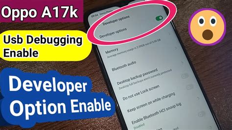Oppo A17k Developer Option Enable How To Enable Developer Option In