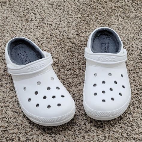 Crocs Fur Lined Clog Crocs Fur Clog Depop