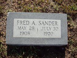 Ferdinand A Fred Sander 1908 1970 Homenaje De Find A Grave