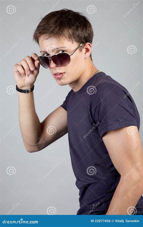 Young Handsome Man In Sunglasses Royalty Free Stock Image Image 22077456