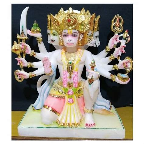 Marble Panchmukhi Hanuman Statue At Rs Ramgarh Id