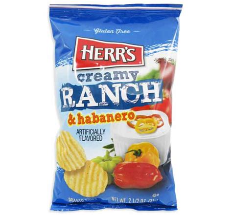 Herrs Creamy Ranch Habanero Chips