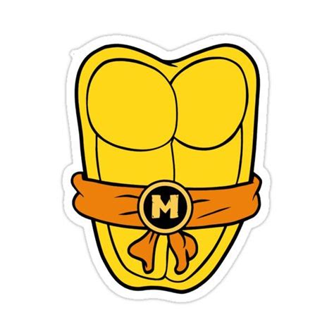 "Michaelangelo" Sticker for Sale by philbo84 | Ninja turtle party ...