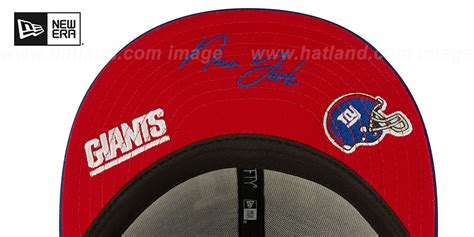 New York Giants Triple Threat Identity Royal Fitted Hat