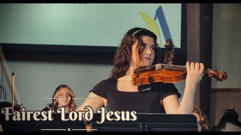 Performance On Ben Carson S Speech Fairest Lord Jesus Violin Solo