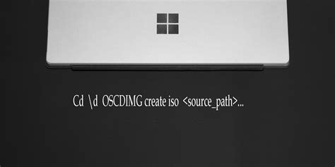 How To Create An ISO Image From A Folder Using The Windows Command Prompt