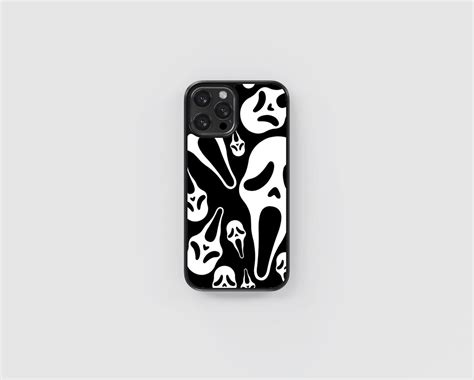 Scream Ghostface Iphone Case/ Scream Mask/ Horror Phone Case/ - Etsy