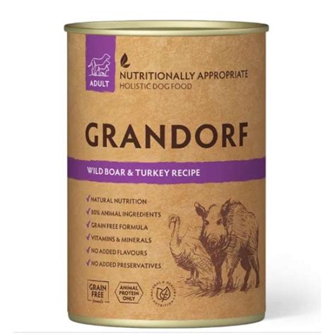 Купить Грандорф Wild Boar 40% & Turkey 40% - Влажный корм для собак с ...