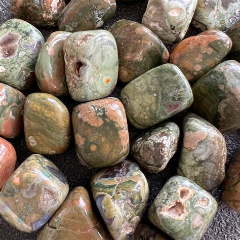 Rhyolite Tumbled Natural Stone The Boho Being Store