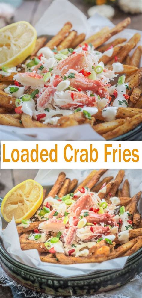 Loaded Crab Fries Recipes Recipe Cookrecipes Recipebook