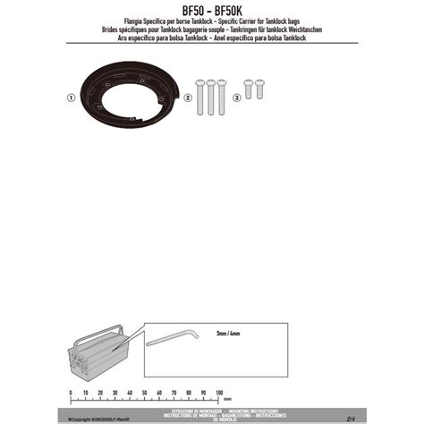 1 2当店在庫品GIVI BF50 Tanklock用フランジSUZUKI V STROM 1050 20 21 V