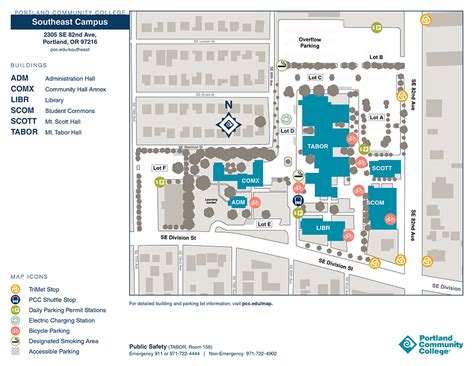 Download a PCC Campus Map | Marketing and Communications at PCC