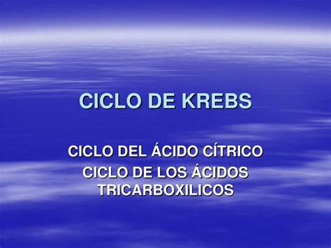 Ciclo De Krebs Cristian Bravo Udocz