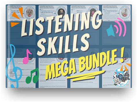 Listening Skills Tasks Popular Music Styles Massive Growing Bundle