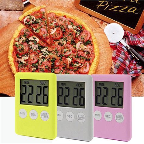 Buy Large Digital LCD Kitchen Cooking Timer Count Down Up Clock Alarm