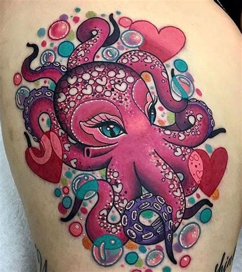 Octopus Tattoo Octopus Tattoo Design Mermaid Tattoos Girly Tattoos