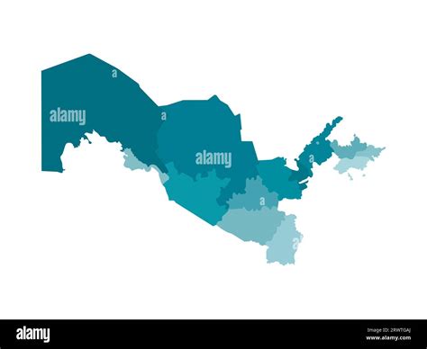 Vector Isolated Illustration Of Simplified Administrative Map Of