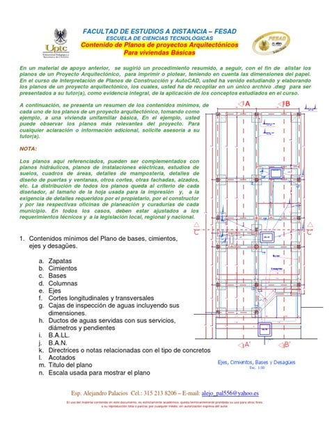 Pdf Contenido De Planos De Proyectos Arquitectonicos Ap Dokumentips