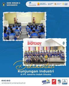 DOKUMENTASI KUNJUNGAN INDUSTRI KE PT UMC SURABAYA PT SUN STAR MOTOR